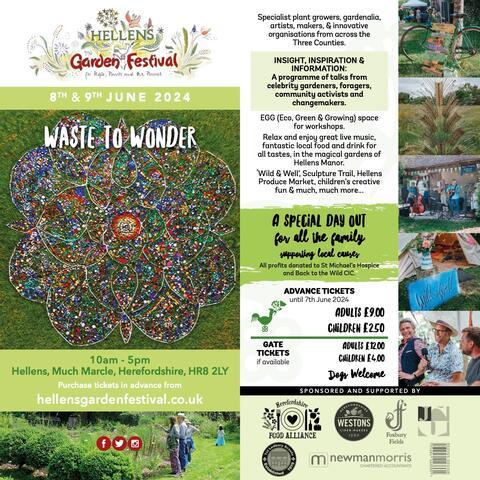 Information about the Hellens Garden Festival 2024