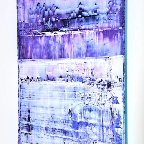 blue abstract art