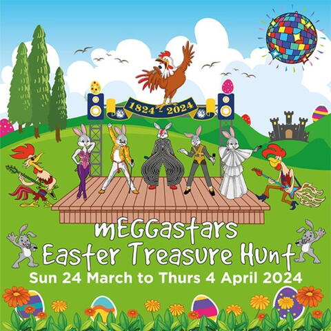 Eastnor Castle Easter Egg Hunt Poster