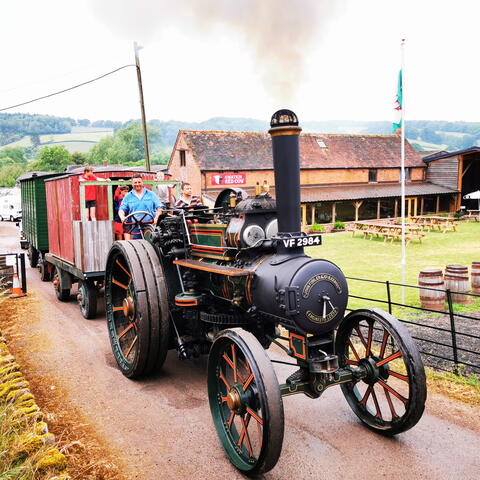 steam engine tractor