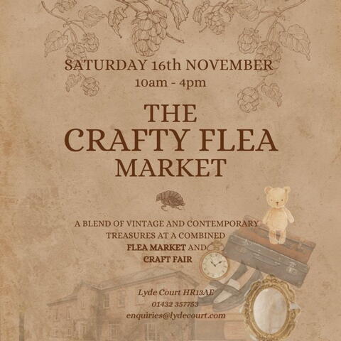 Crafty Flea Market poster