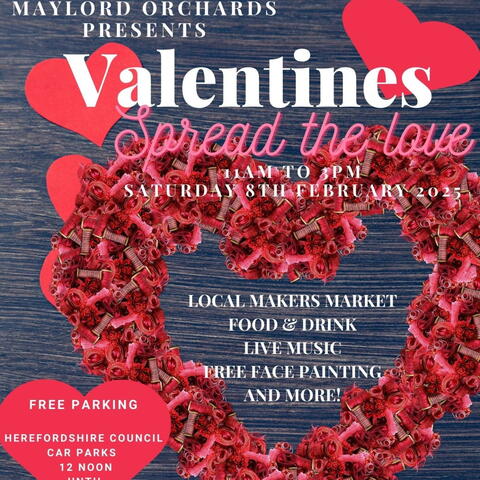 Valentines spread event poster
