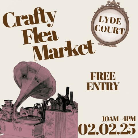 Lyde Court Crafty Flea Market poster