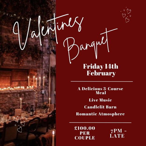 Lyde Court Valentine's Banquet poster