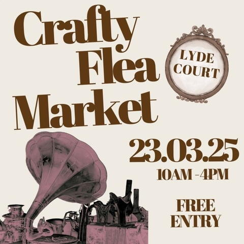 Lyde Court Crafty Flea Market poster
