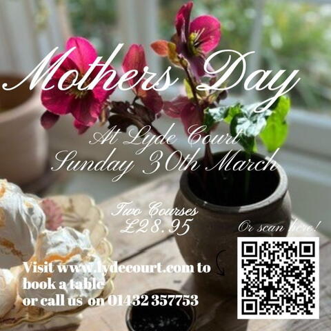 Mother's Day at Lyde Court poster