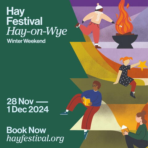 poster with illustrated winter scenes