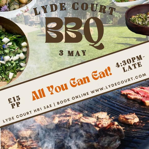 All You Can Eat BBQ At Lyde Court