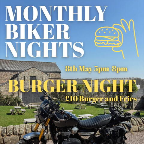 Burger Biker Night At Lyde Court