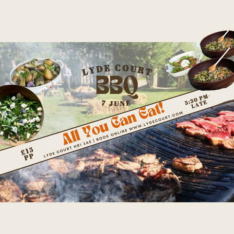All You Can Eat BBQ At Lyde Court