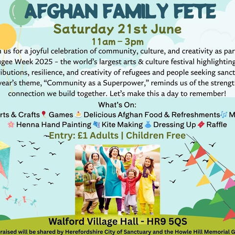 Poster for Afghan Family Fete