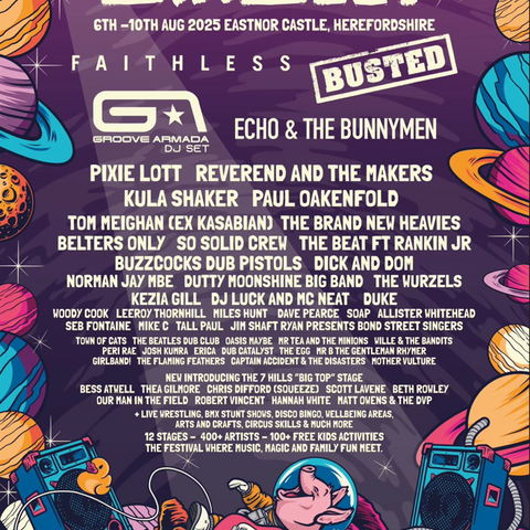 Lakefest festival poster 2025