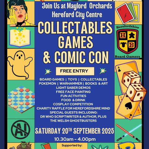 Hereford Collectables, Games & Comic Con - Maylord Orchards