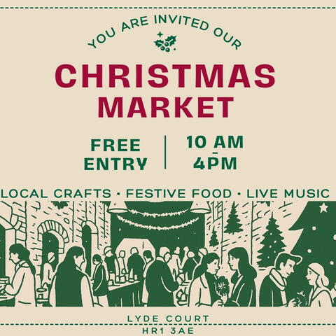 Christmas Markets At Lyde Court poster