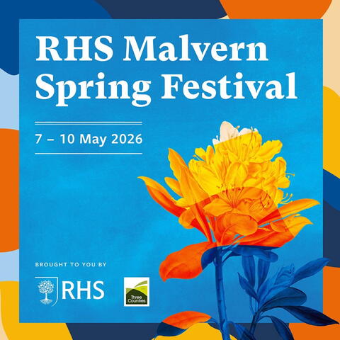 RHS Malvern Spring Festival poster