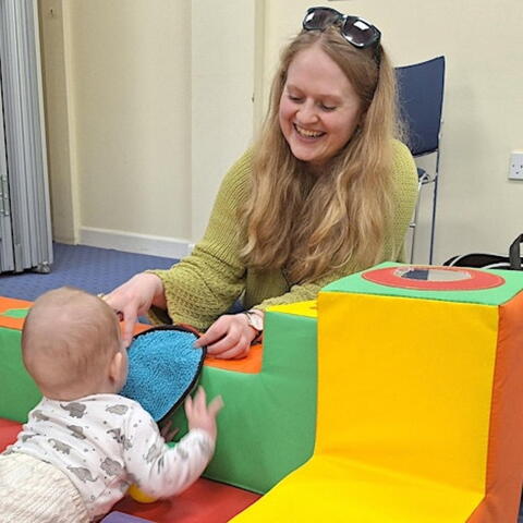 Twinkle Pips (SEN) session - image of a parent and child at play