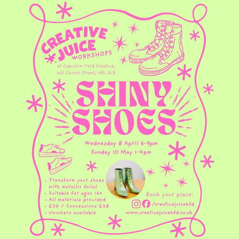 Creative Juice: Shiny Shoes Workshop