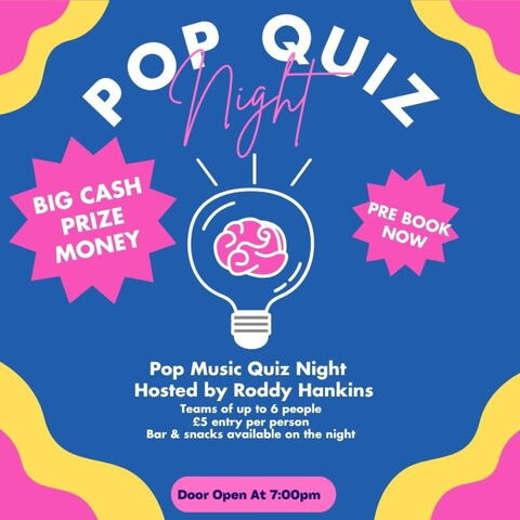 Pop Music Quiz Night
