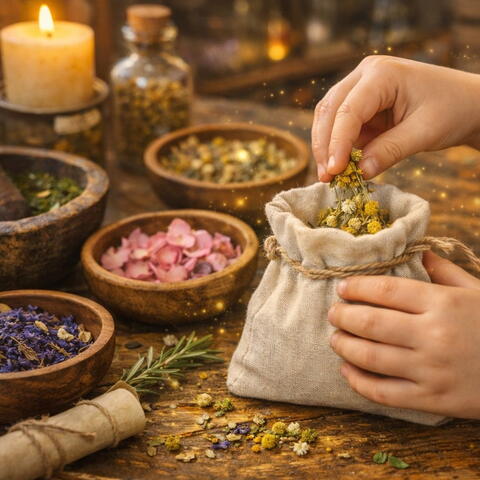 Herbal Charm Crafting