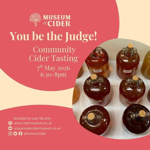 You be the Judge! Community Cider Tasting