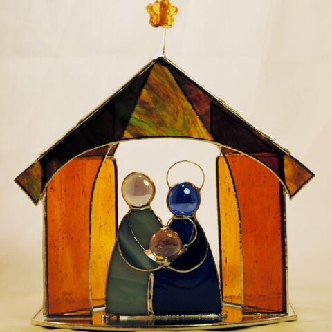Carolyn Morgan Stained Glass Nativity