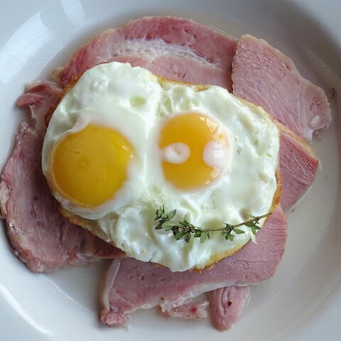 Ham and Eggs at the Scrumpy House