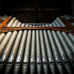 The church organ is still in use.