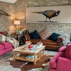 The Old Byre Kitchen/Dining Room Comfy Seating Area