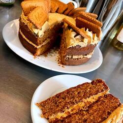 Our delicious Biscoff cake