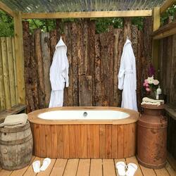 The Cider Shack's Outdoor Bath