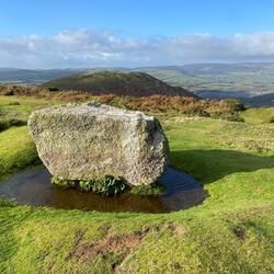 Whet Stone - Large stone with beautiful view