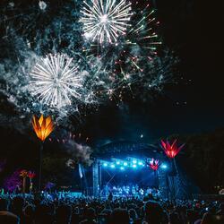 fireworks at festival