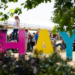 Hay Festival Sign